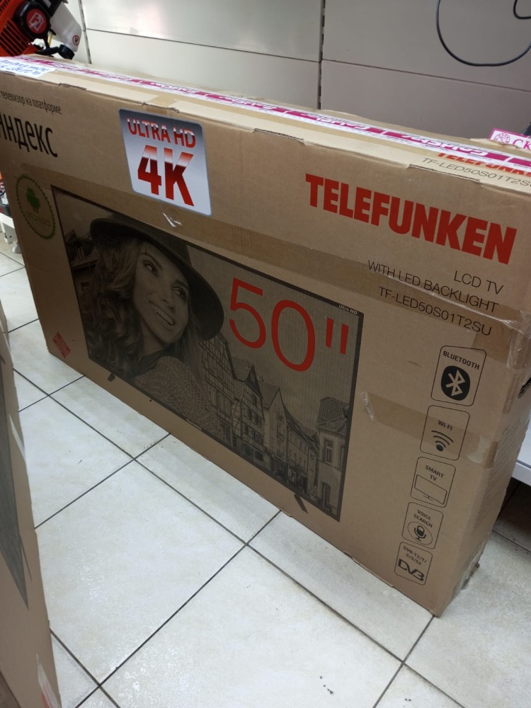 Телевизор Telefunken tf-led 50s10t2su