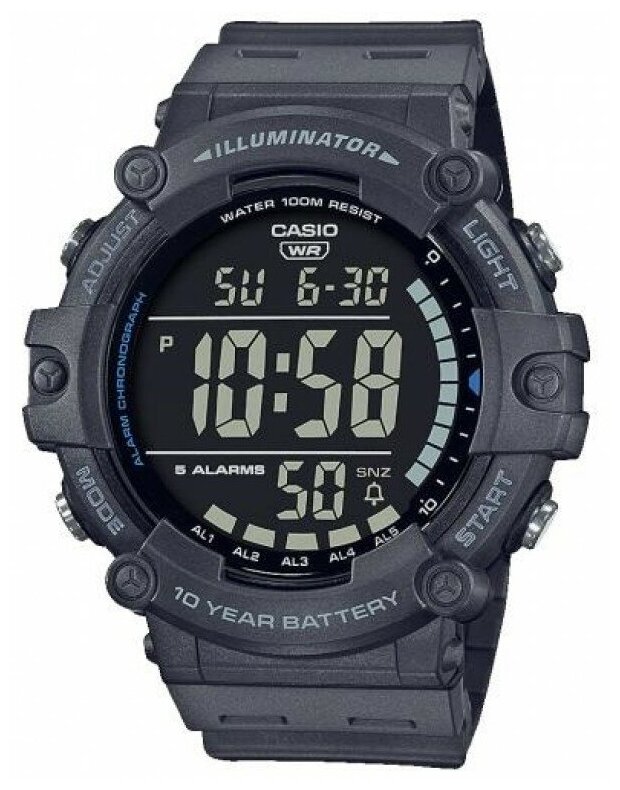 Наручные часы CASIO Collection AE-1500WH-8B, серый