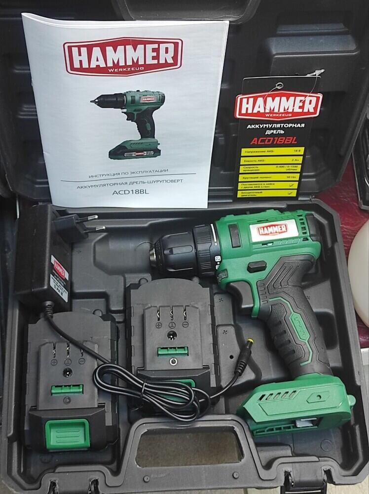 Шуруповерт Hammer ACD18BL