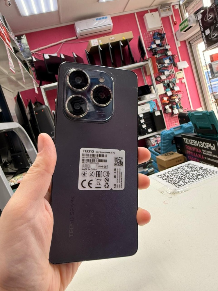 Мобильный телефон Tecno Spark20Pro(8\256)
