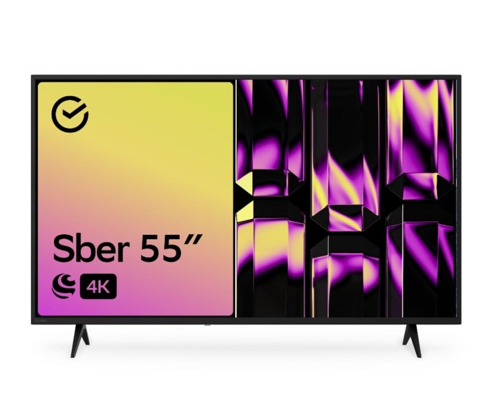 Умный телевизор Sber 4K UHD 55″ 139см