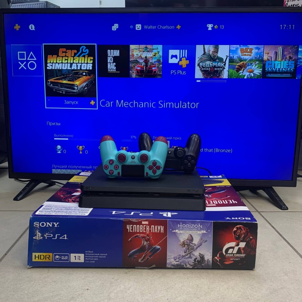 Игровая приставка Sony PlayStation 4 slim 1тб
