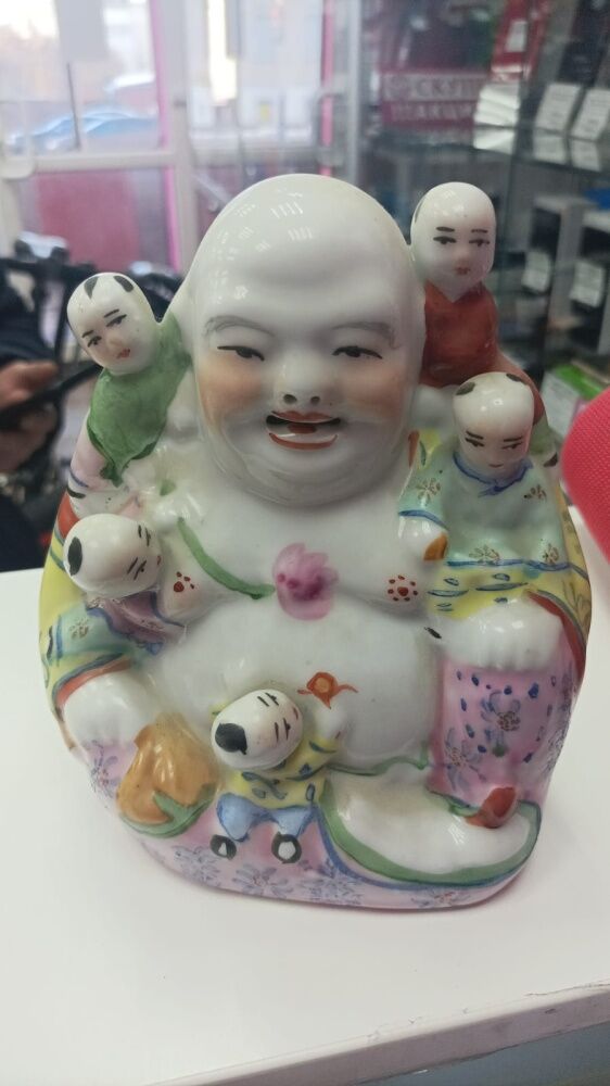 Фарфор Будда Хотей с детьми Китай