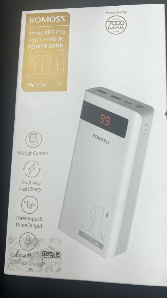 Powerbank romoss 30000w