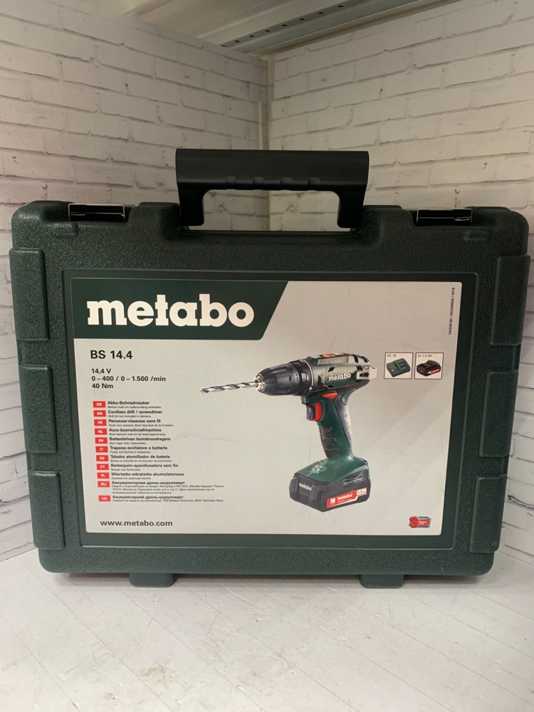 Шуруповерт Metabo BS 14.4