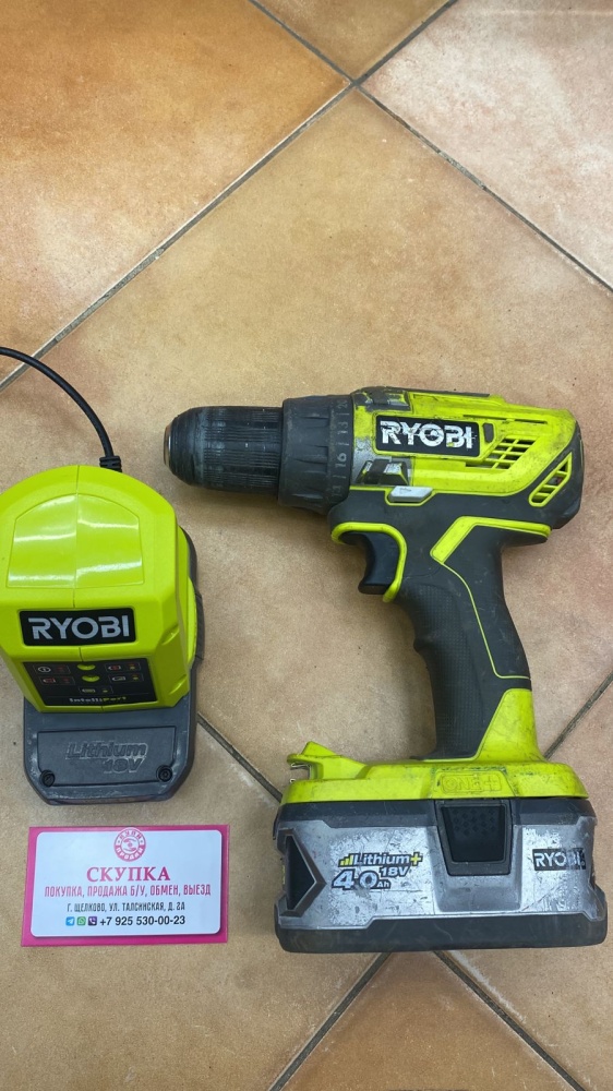 Шуруповерт RYOBI R18DD3 2акб+з/у