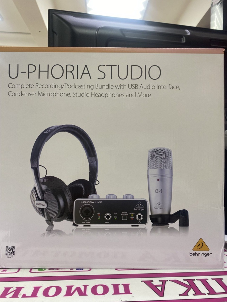 Набор для звукозаписи Behringer U-PHORIA STUDIO
