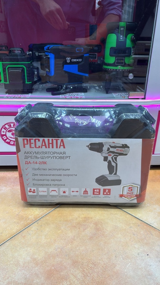 Шуруповерт Ресанта ДА-14-2ЛК