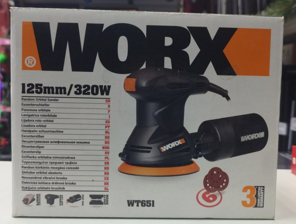 Шлифмашина WORX WT651