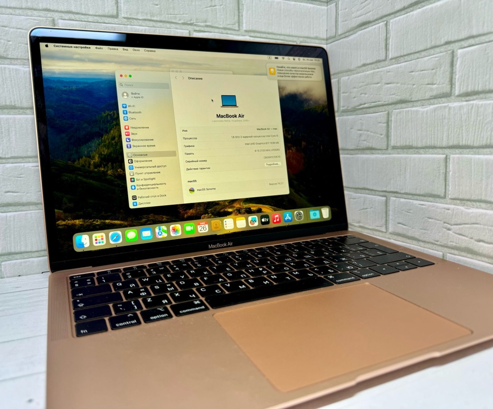 Ноутбук Macbook Air 13 retina i5 2018
