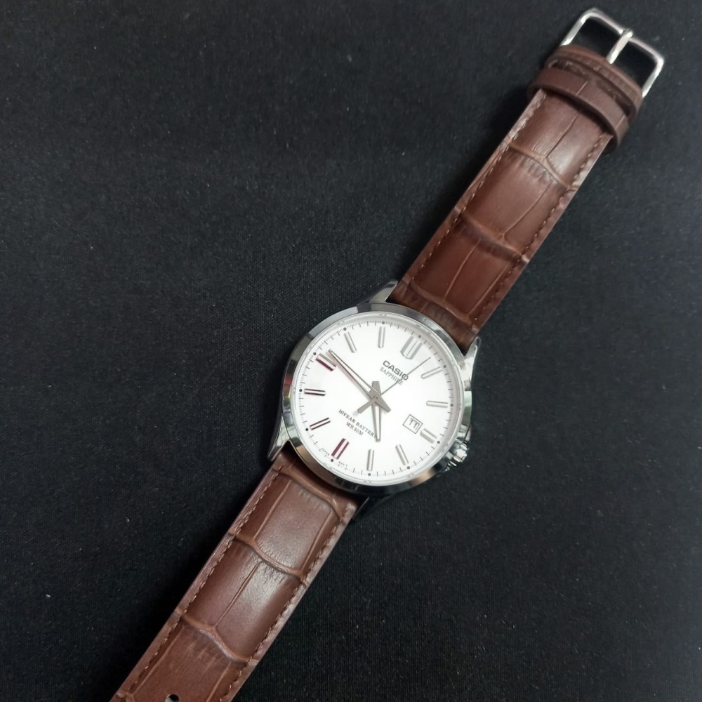 Наручные часы CASIO Collection Men MTS-100L-7A, коричневый,