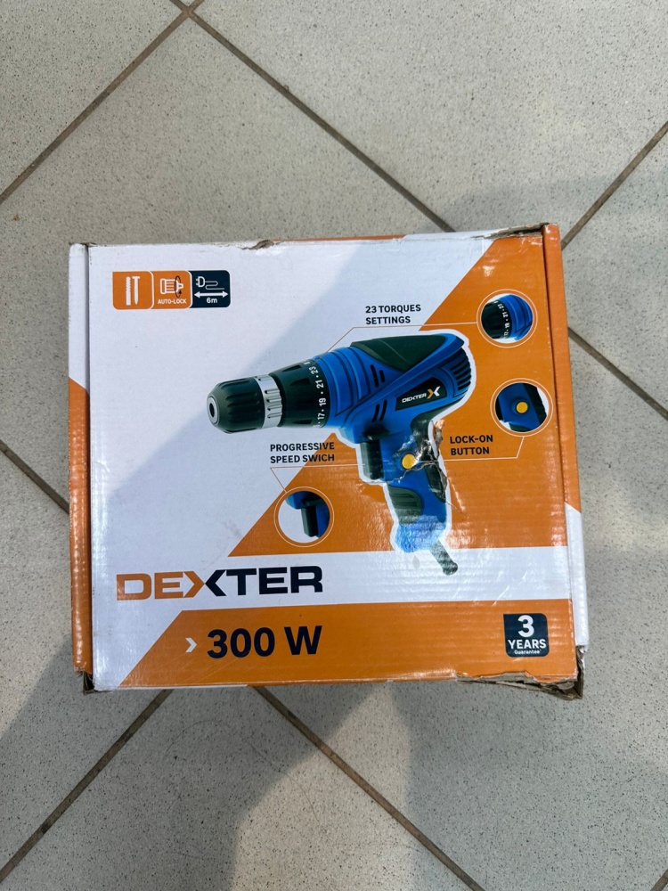 Дрель Dexter 300SD2-23.5