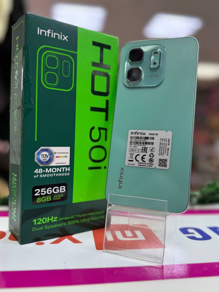 Мобильный телефон Infinix HOT 50i 8/256gb