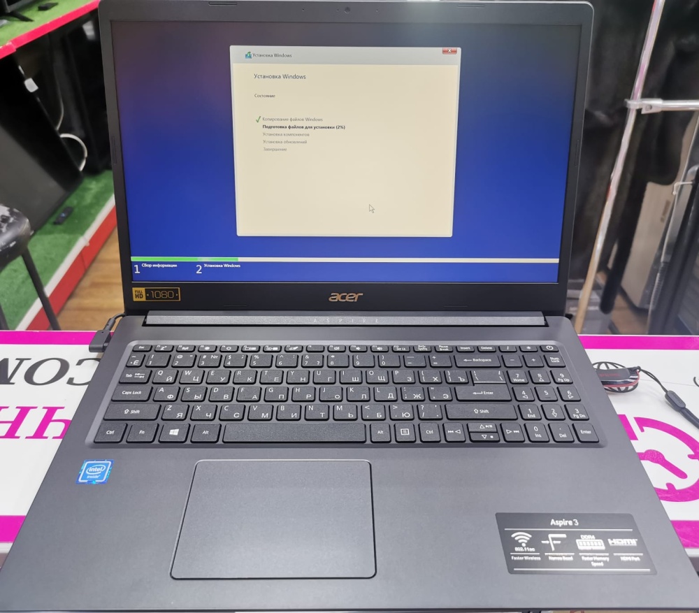 Ноутбук Acer A315-34-C1JW 1920*1080