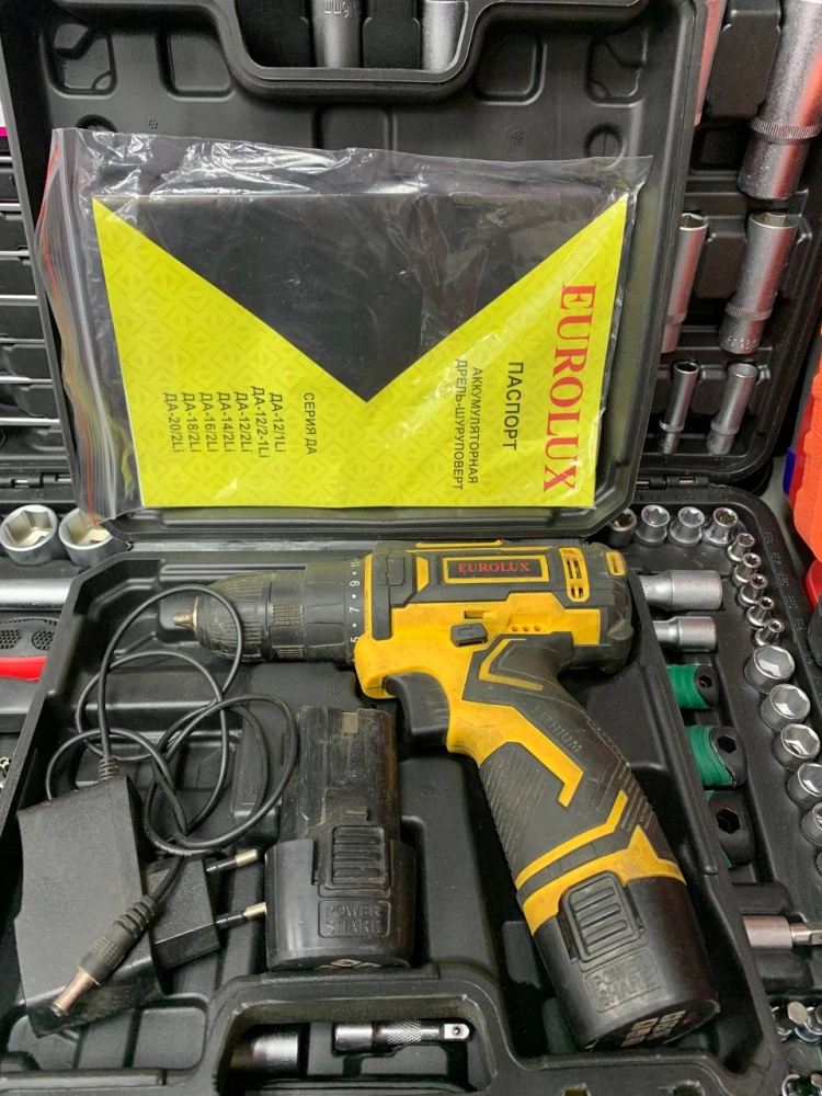 Шуруповерт EUROLUX 12V