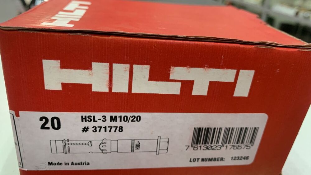Прочий инструмент Распорный Анкер для высоких нагрузок HilTi HSL-3  M10/20