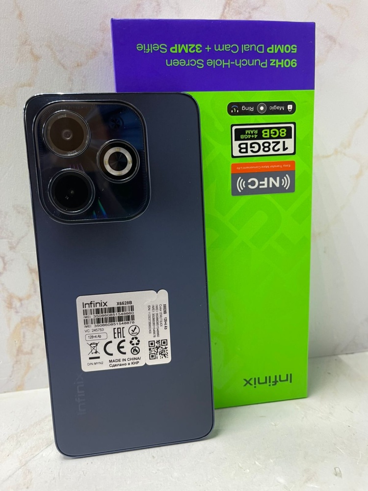 Мобильный телефон Infinix HOT 40i 4/128