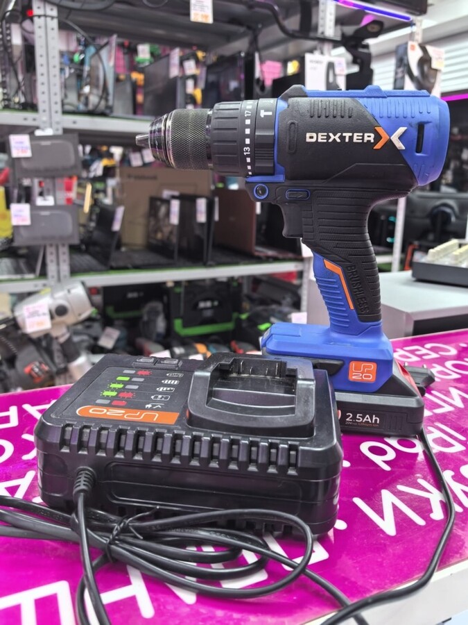 Шуруповерт DEXTER UP20 1АКБ