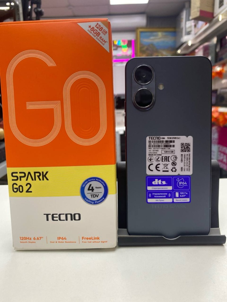 Мобильный телефон Tecno Spark go 2 128gb
