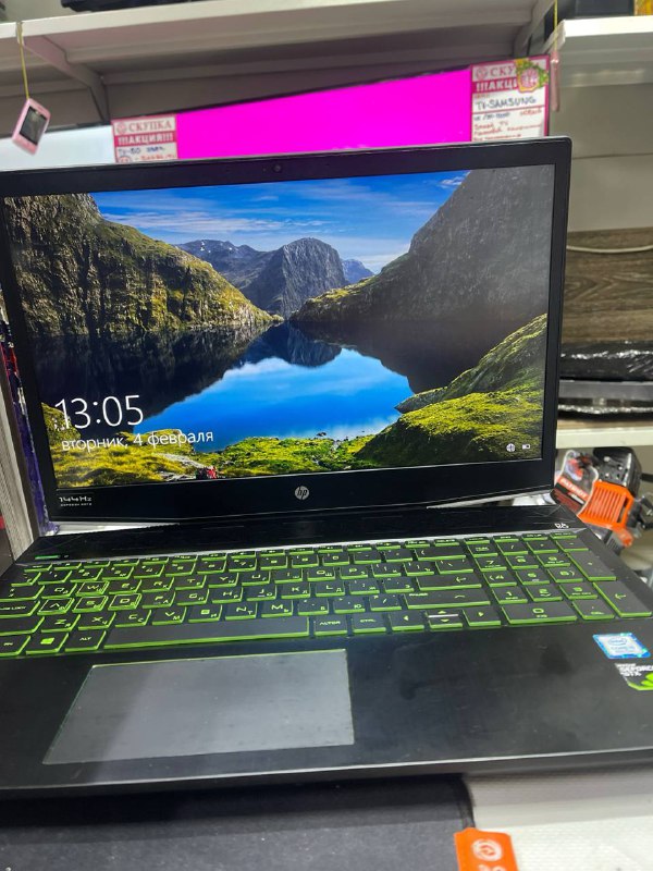 Ноутбук HP Pavilion Gaming -15-cx0098ur