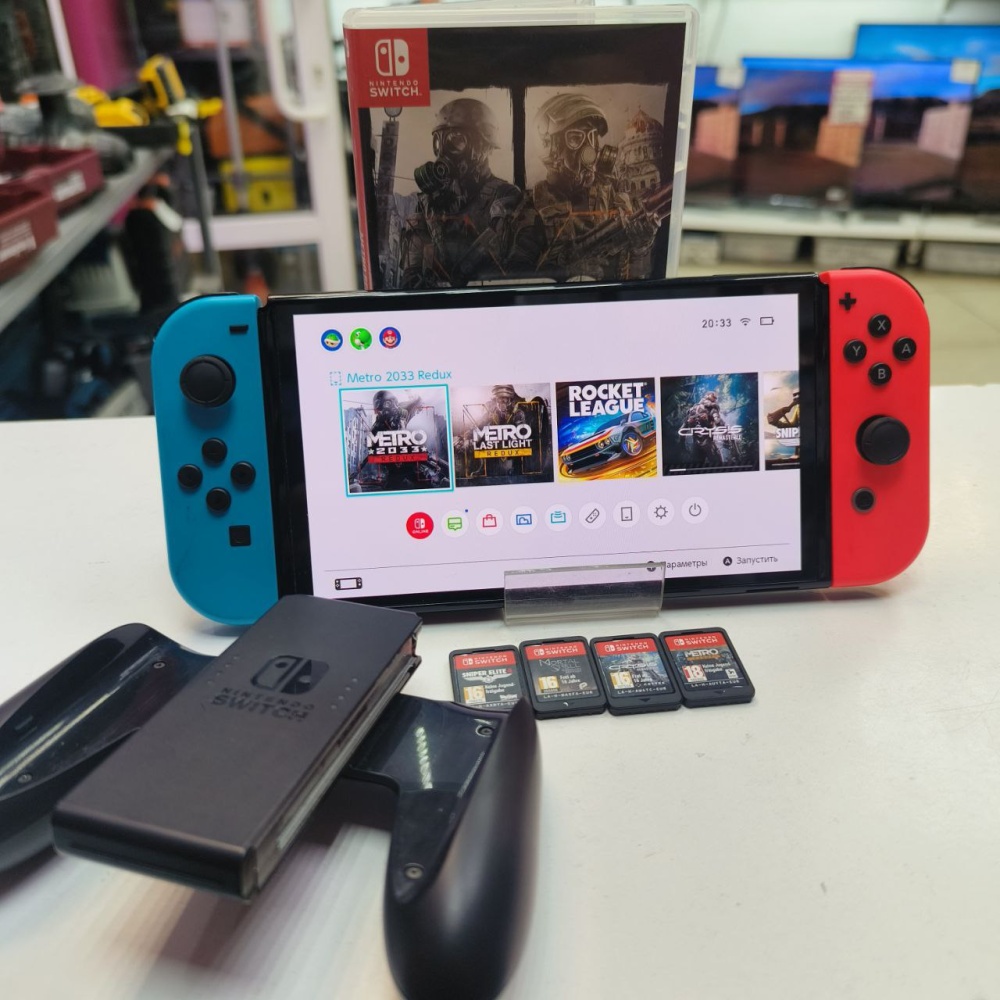 Игровая приставка Nintendo Switch 32ГБ + ИГРЫ