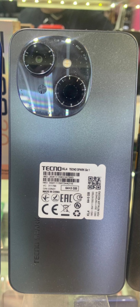Мобильный телефон Tecno Spark Go 1 3/64gb