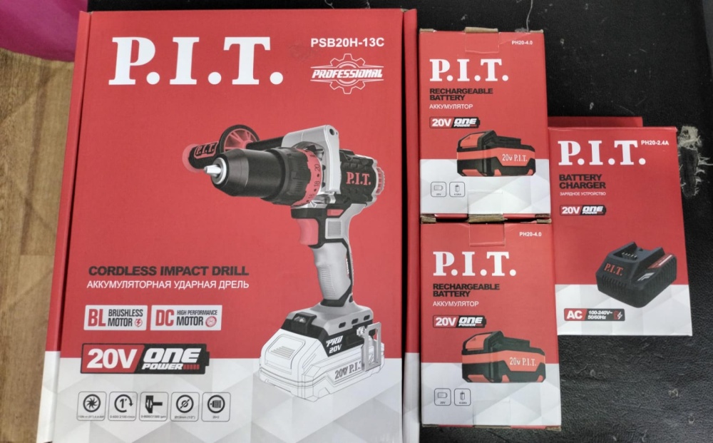 Шуруповерт PIT PSB20H-13C