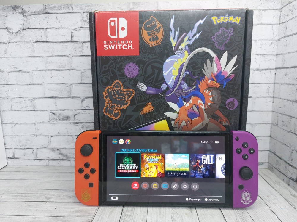 Игровая приставка Nintendo Switch Oled прошитая