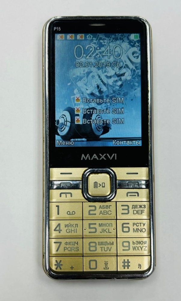 Мобильный телефон Maxvi 3 sim