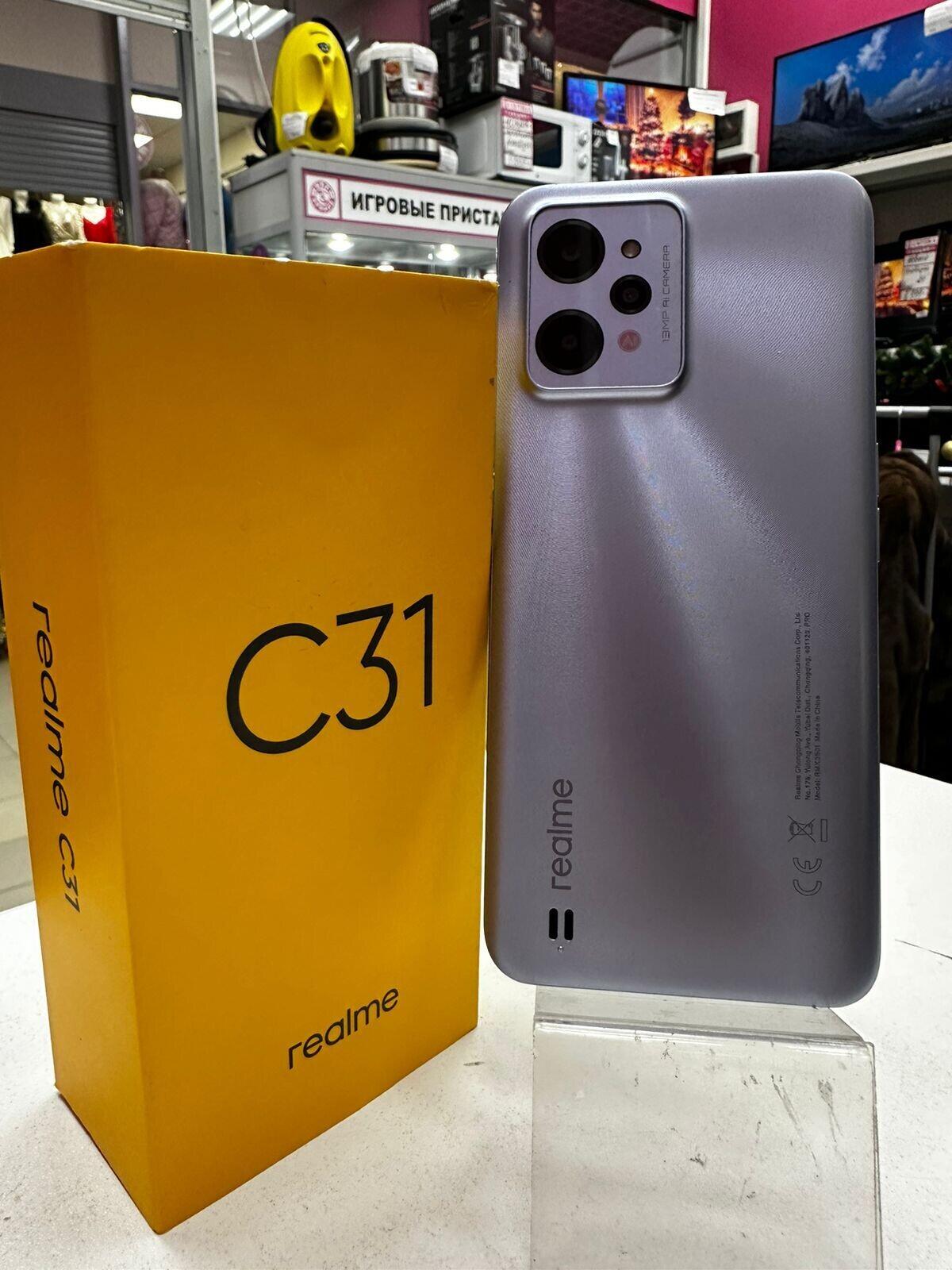 Смартфон Realme C31 4/64 б/у купить в Москве в магазинах «Скупка» (Артикул:  926939 ) с доставкой: цена 6 999 ₽, отзывы