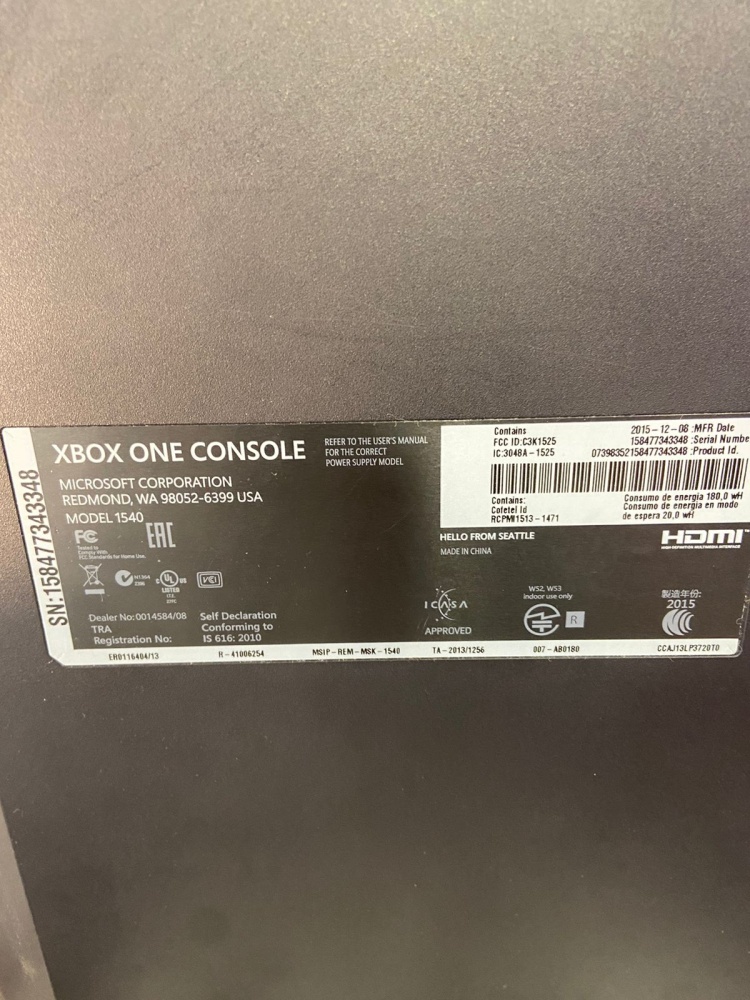 Игровая приставка XBOX ONE 500gb