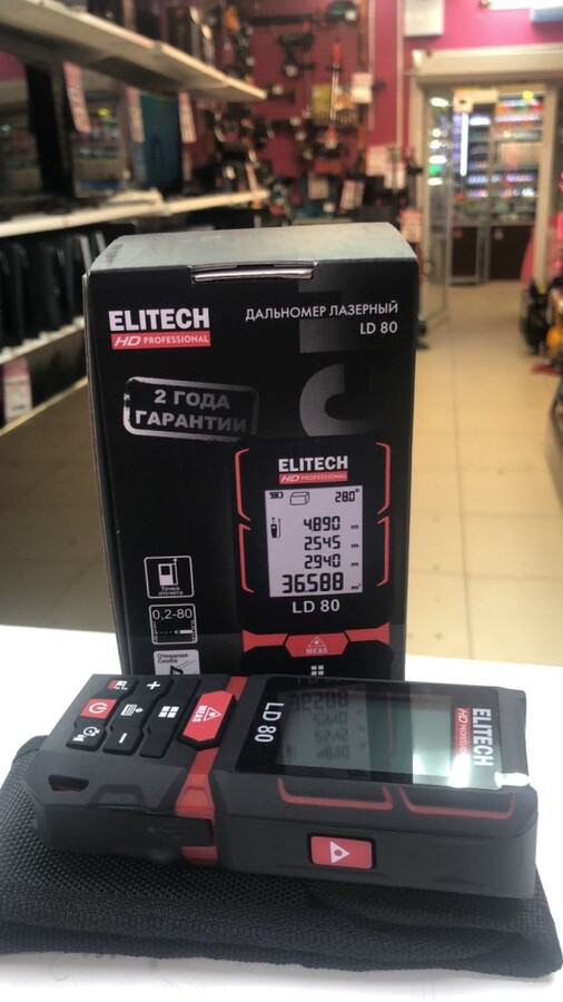 Дальномер ELITECH LD 80