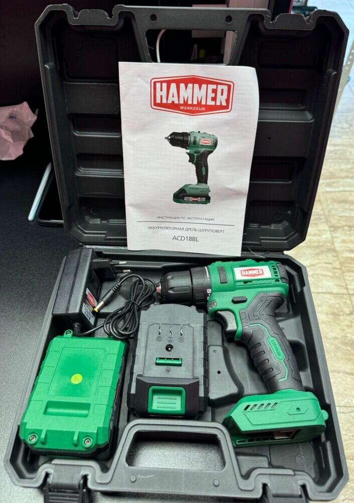 Шуруповерт HAMMER