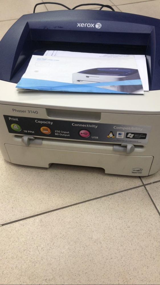 Принтер XEROX phaser 3140