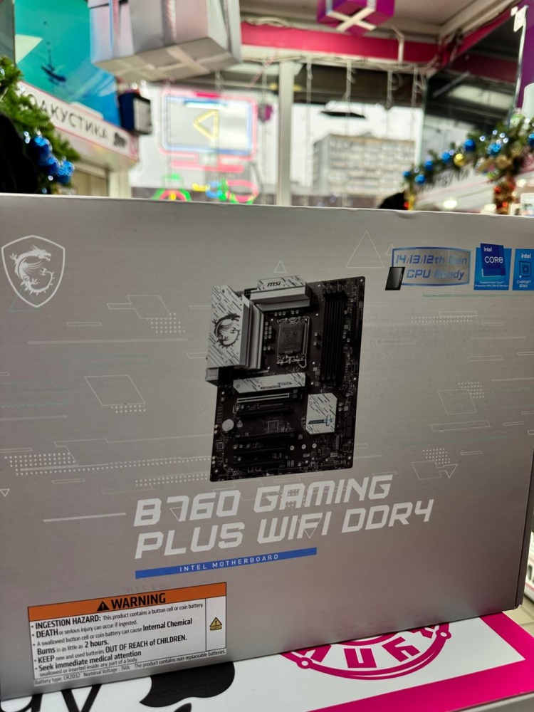 Материнская плата MSI B760 GAMING PLUS WI-FI DDR4