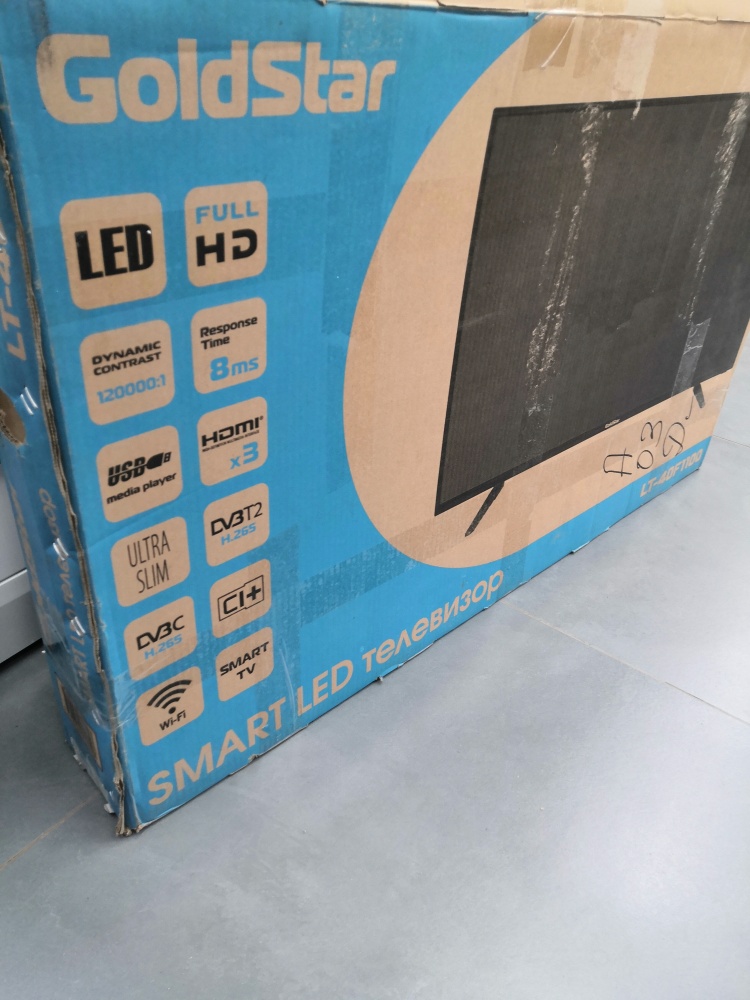Телевизор Gold Star 40" смарт