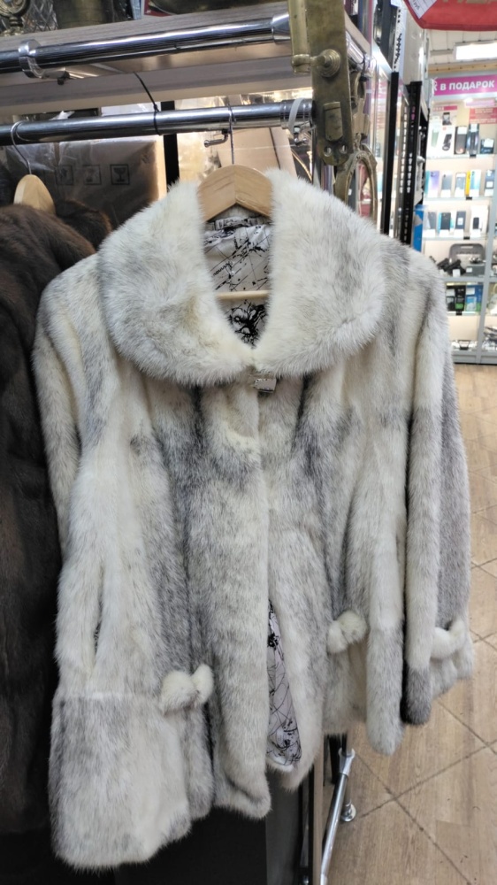 Шуба из меха норки
