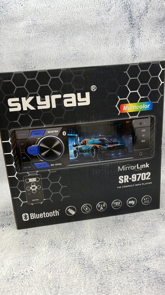 Магнитола Skyray SR-9702 видео + BT