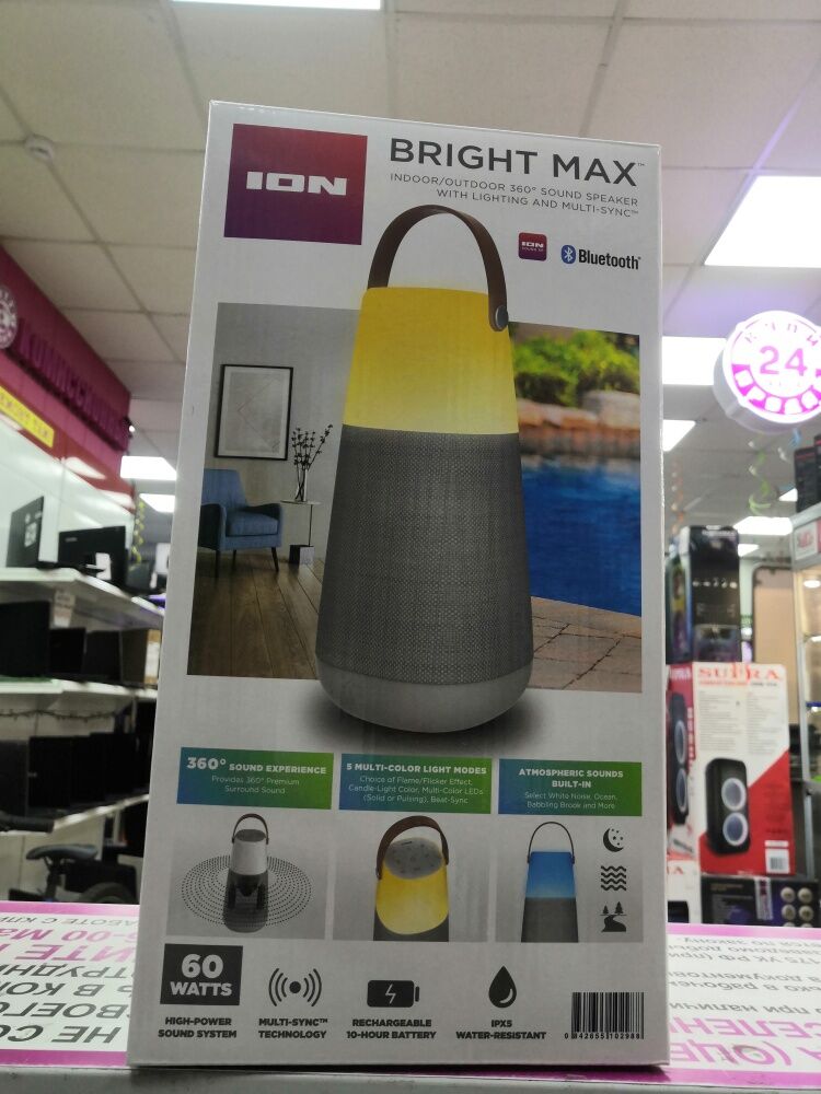 Акустика Bluetooth ion bright max