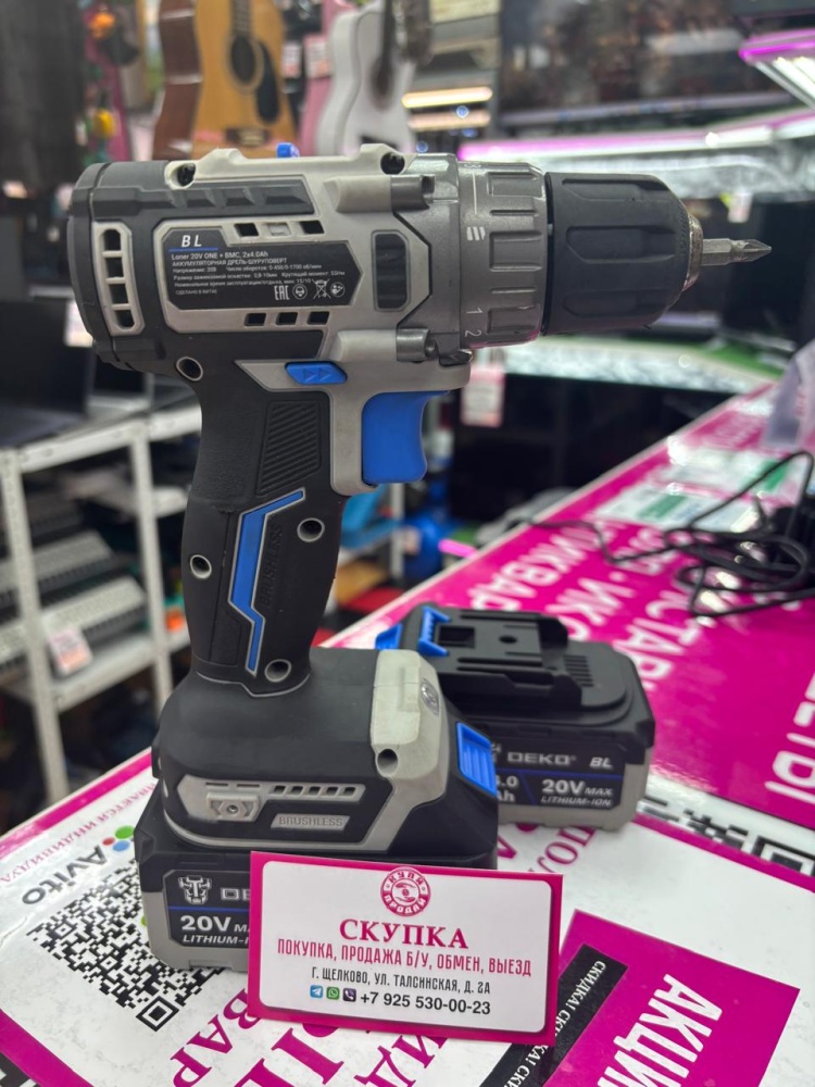 Шуруповерт DEKO Loner 20V