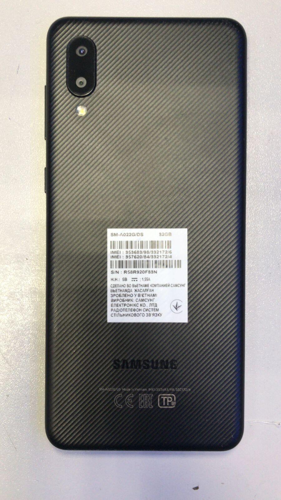 Смартфон Samsung A02