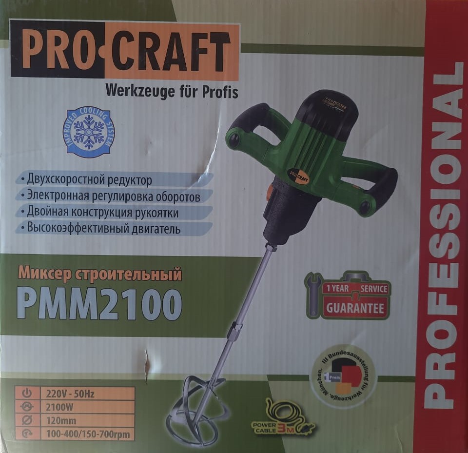 Строительный миксер Procraft pmm2100