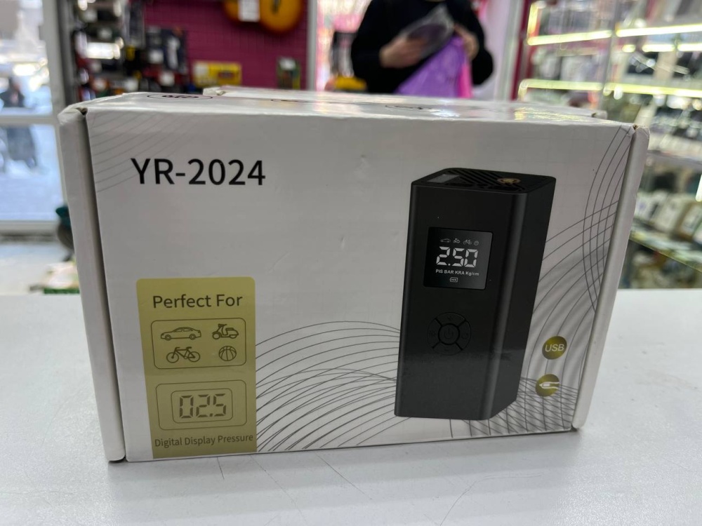 Насос автомобильный 6000mah