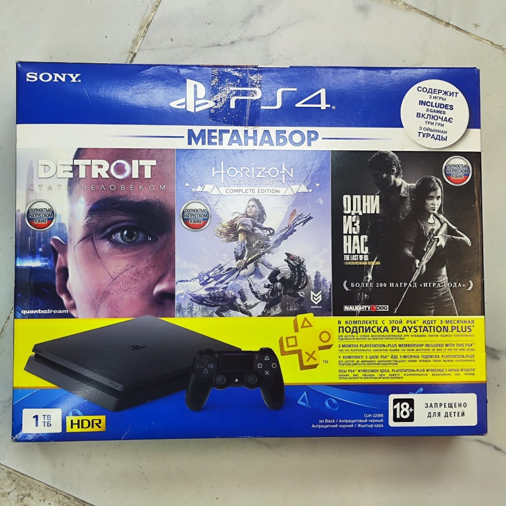 Игровая приставка Sony PlayStation 4 slim 1тб