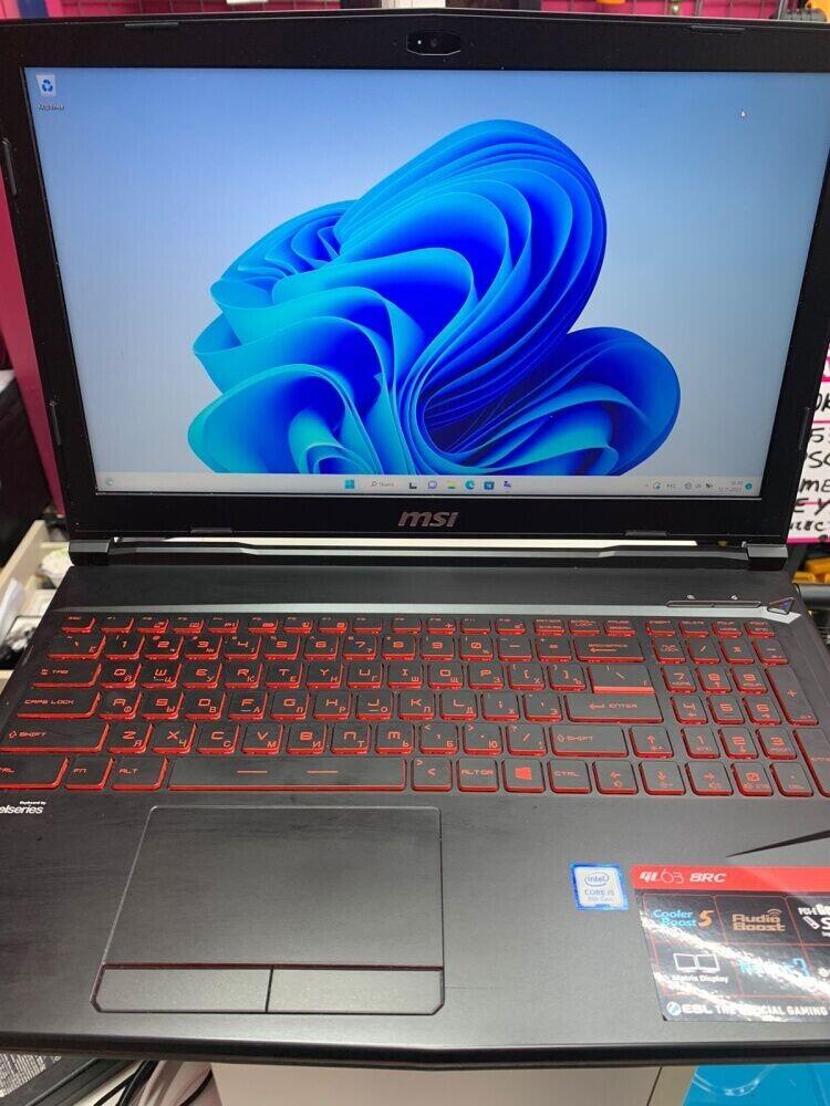 Ноутбук MSI / Intel Core i5-8300H/Ram-8gb/Hdd-1000gb/SSD-120gb/Video-GF-GTX 1050