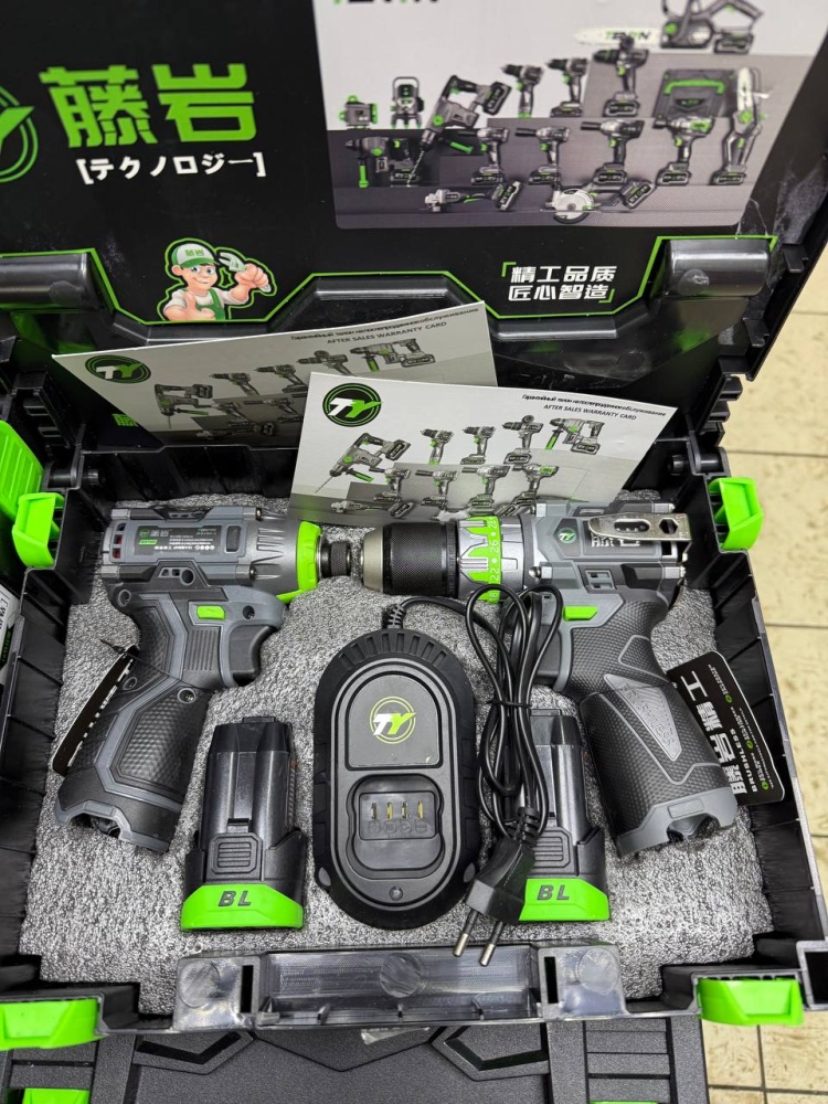 Набор инструментов Tenyn Шуруповерт EX18 + Винтоверт EX 16