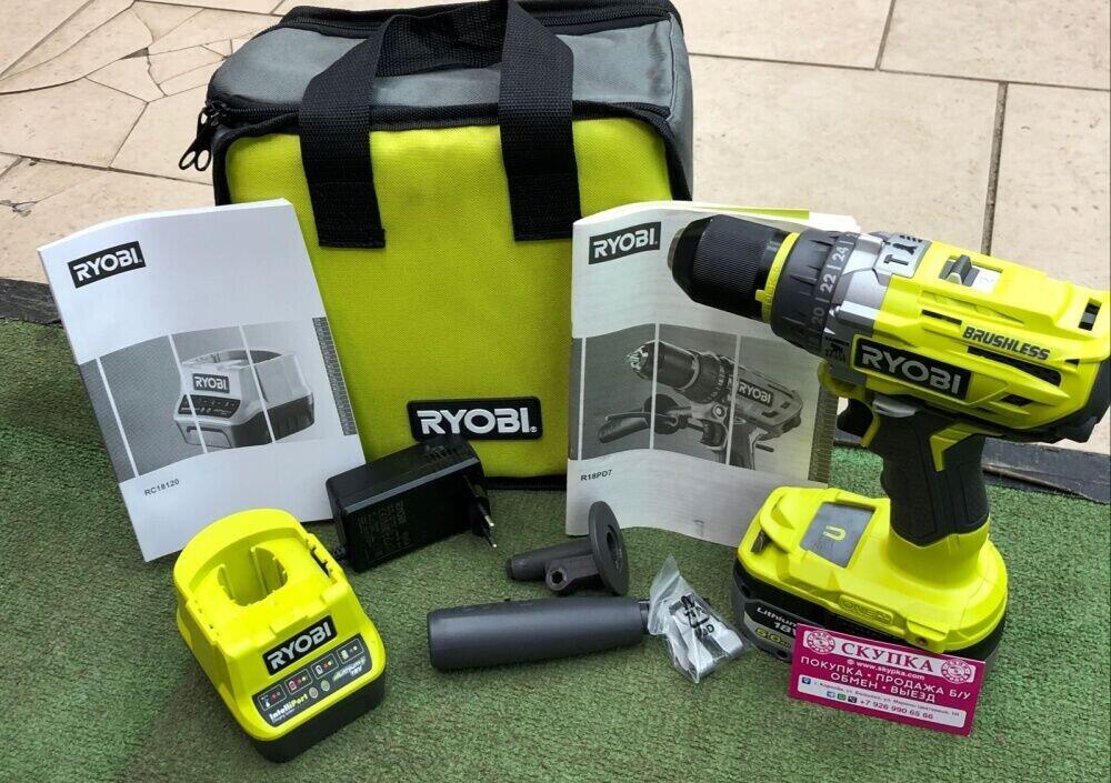 Шуруповерт RYOBI R18PD7