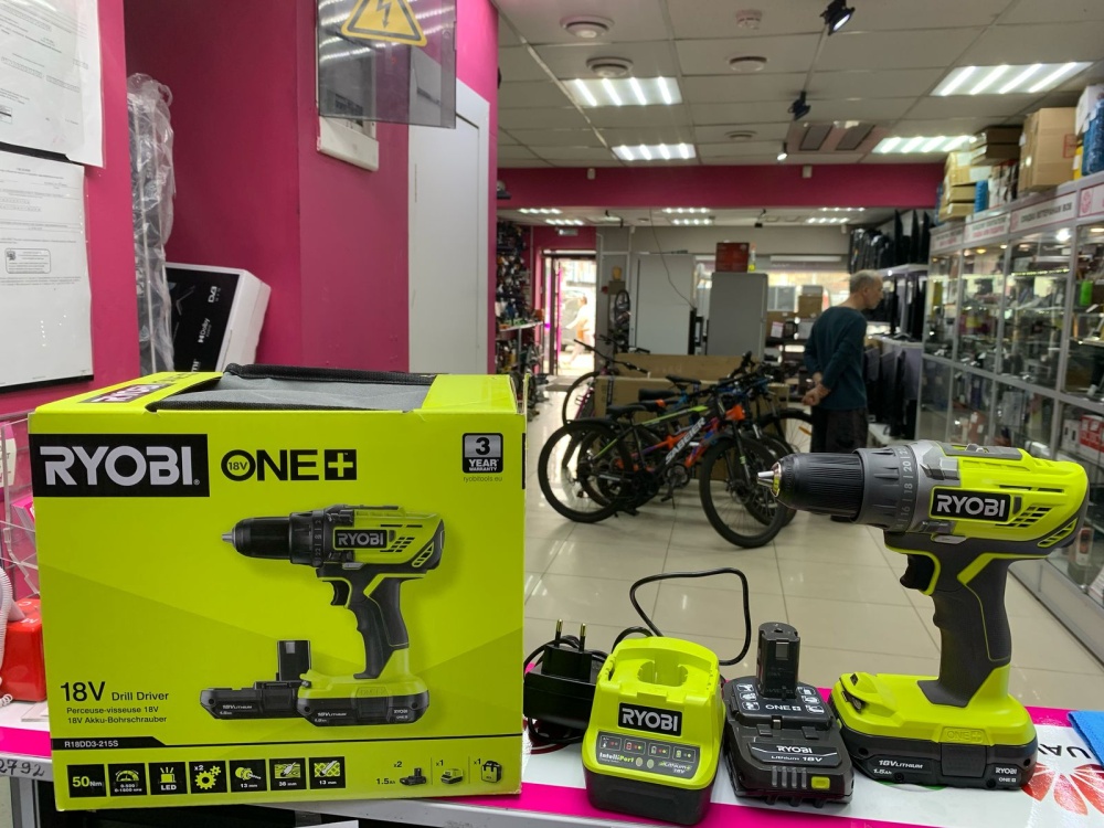 Шуруповерт Ryobi R18DD3