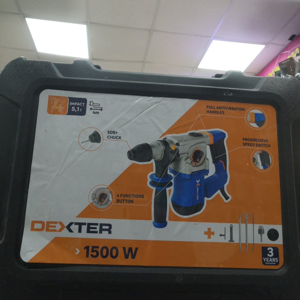 Перфоратор dexter 1500rh2-50.5