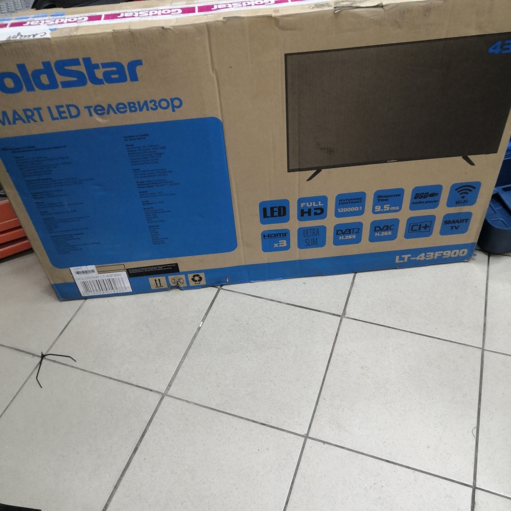 Телевизор Gold Star 43 смарт